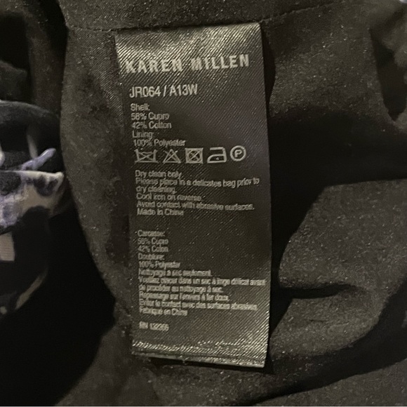 Karen Millen Animal Print Moto Jacket - Size 12 - Picture 13 of 13